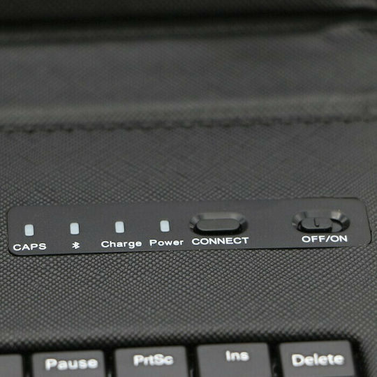 NOD Bluetooth Type & Protect Flip Cover με Πληκτρολόγιο στα Ελληνικά Μαύρη (Universal 9.6-10.1")