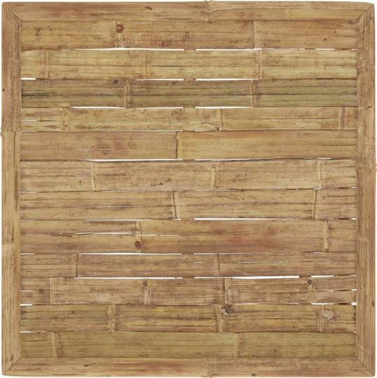 Masa Masa de lounge pentru spații exterioare mici de bambus Bambus 65x65x30buc