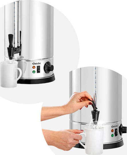 Bartscher Water Buffet Kettle 8.5lt 1.6kW 22.5x22.5x47cm