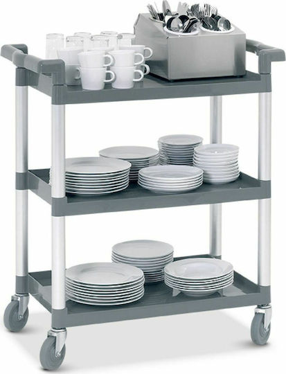 Bartscher Hotel Plastic Housekeeping Cart with Dimensions W83xD41.5xH95cm. 1pcs