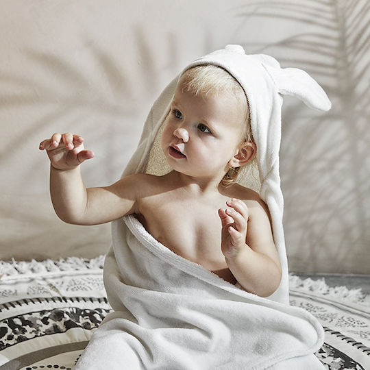 Elodie Details Baby Bath Towel Hooded 80x80cm