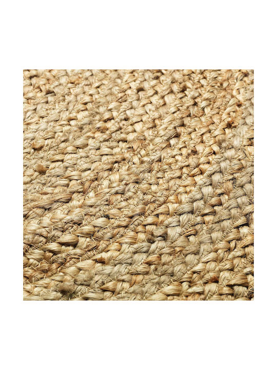 Shira Χαλί Στρογγυλό Καλοκαιρινό Ψάθινο Blanc Φ120cm