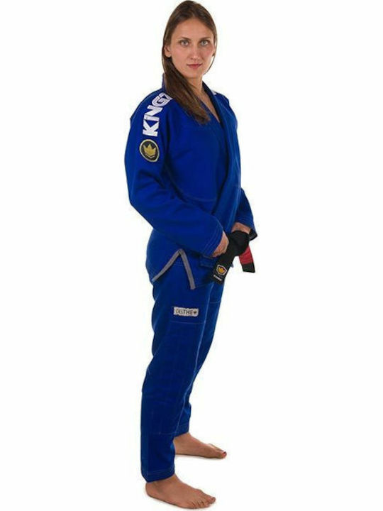 Kingz Comp 450 V4 Women's Brazilian Jiu Jitsu Uniform Blue
