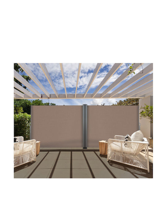 Inkazen Πλαϊνό Ρολό Σκίασης Κήπου Taupe 1.6x2.5m