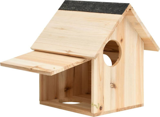 vidaXL House Squirrel Squirrel House Solid Pine Wood 26x25x29cm