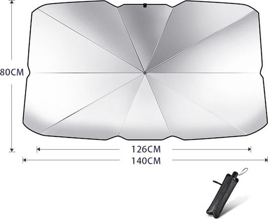 Internal Car Windshield Sunshade Umbrella 140x70cm