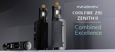 Innokin Coolfire Z80 Zenith 2 Ash Grey Box Mod Kit 5.5ml