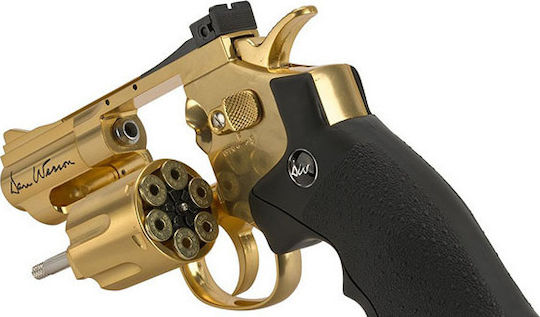 Asg CO2 Air Pistol Dan Wesson 2.5" Gold Metal 4.5mm