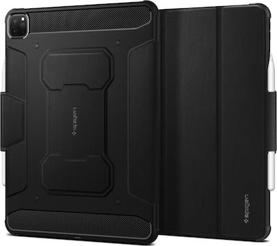 Spigen Rugged Armor Pro Flip Cover Plastic Durable Black (iPad Pro 2021 12.9") ACS02889