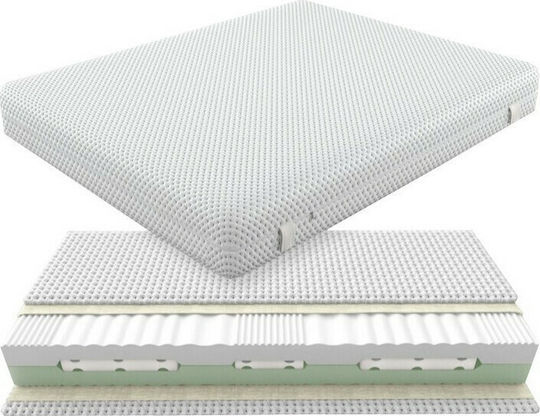 Greco Strom 7 Wave King Size Ανατομικό Στρώμα Memory Foam 190x200x21cm