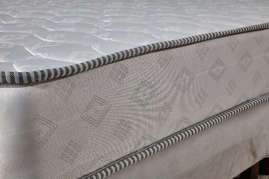 Bs Strom Relax Orthopedic Semi-double Ortopedie Saltea 130x190x19cm cu Arcuri