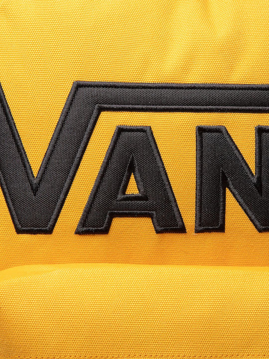 Vans Old Skool Drop Golden Glow School Bag Backpack Junior High-High School Yellow with Water Bottle Holder 22Liters