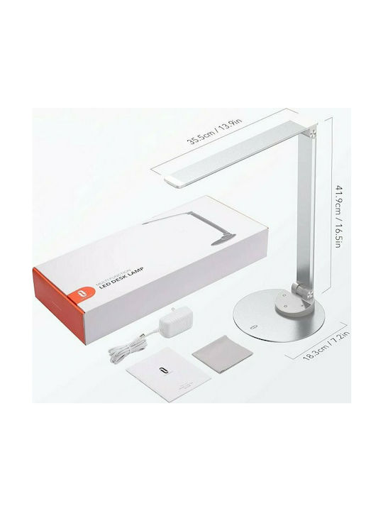 TaoTronics TT-DL19 LED Folding Office Lamp in Silver Colour