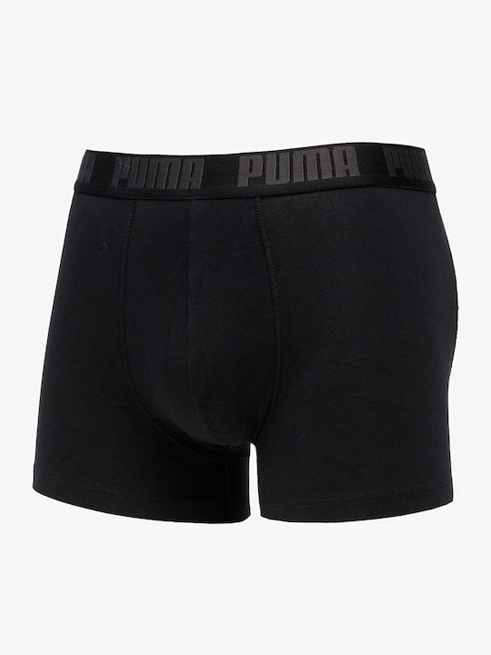 Puma Men's Boxers Black with Patterns 2Pack