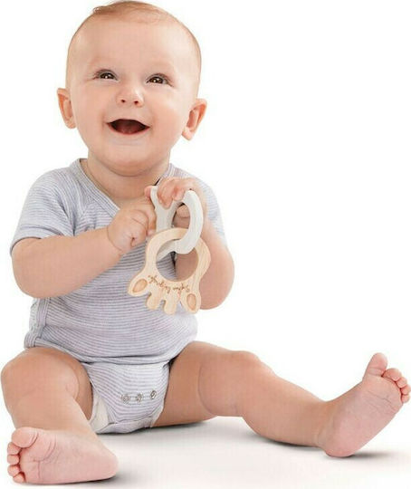 Sophie La Girafe Inel de dentiție din lemn pentru 0 m+ 2buc