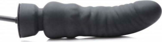 XR Master Series Dick-Spand Inflatable Dildo Реалистично дилдо Inflatable Черно 19.5см