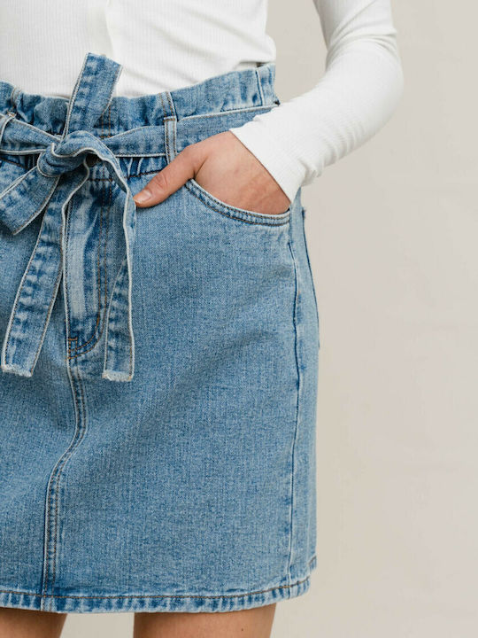 Daniella Denim Mini Skirt Blue