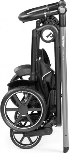 Peg Perego Veloce Fiat 500 Edition Reglabil Cărucior pentru Bebeluși Potrivit pentru Nou-născut Gri 10.7kg