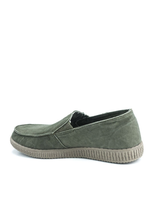 Walk In Pitas WP150 Men's Moccasins Green