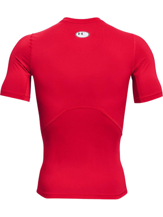 Under Armour Bluza termica pentru barbati cu maneci scurte Rosu