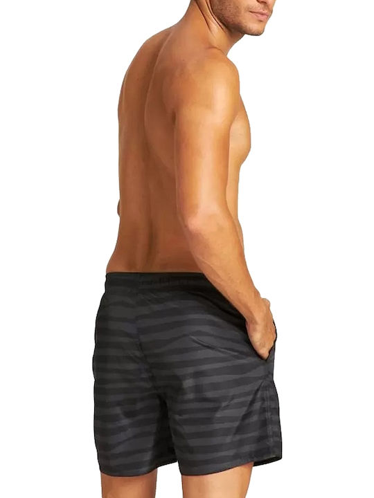 Arena Fundamentals Allover Herren Badebekleidung Shorts Schwarz Gestreift