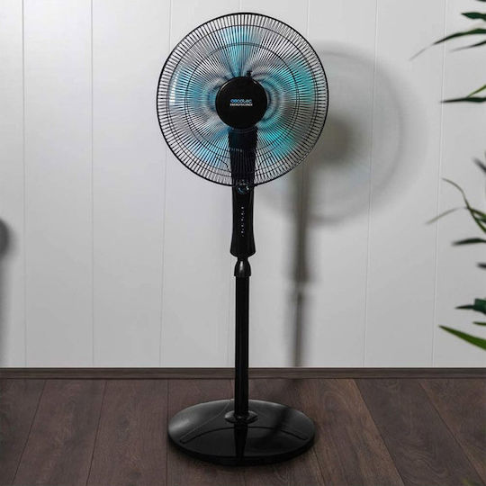 Cecotec Energy Silence 520 Power Ανεμιστήρας Ορθοστάτης 50W Διαμέτρου 40cm Μαύρος