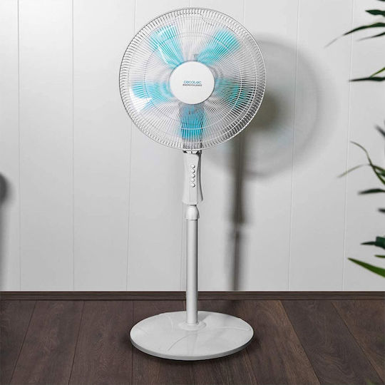 Cecotec Energy Silence 520 Power Ανεμιστήρας Ορθοστάτης 50W Διαμέτρου 40cm Λευκός