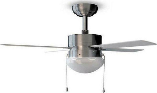 Cecotec EnergySilence Aero 450 Ανεμιστήρας Οροφής 106cm με Φως Ασημί