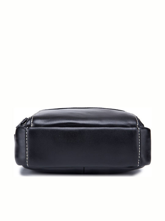 Leather Men's Bag Shoulder / Crossbody Black
