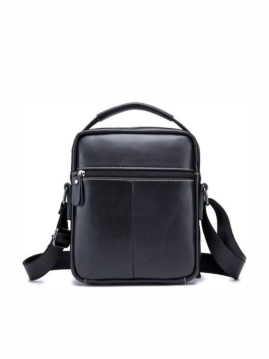 Leather Men's Bag Shoulder / Crossbody Black