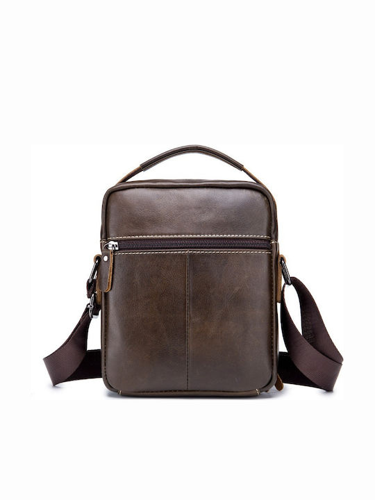 Leather Men's Bag Shoulder / Crossbody Brown