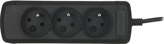 Active Jet COMBO-IEC-3G/1.5M Πολύπριζο 3 Θέσεων με Καλώδιο 1.5m