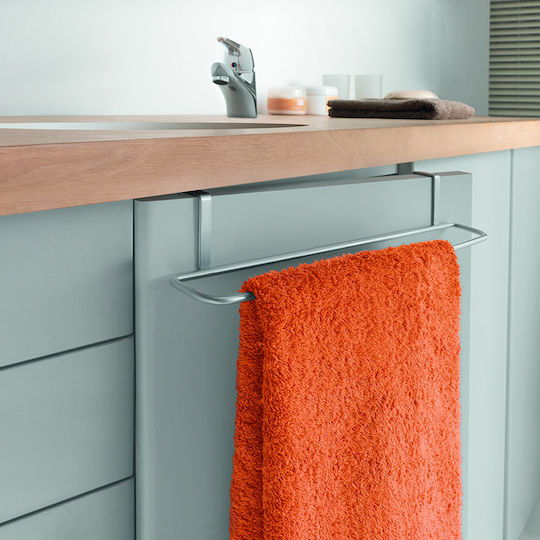 Metaltex Oasis Double Wall-Mounted Bathroom Shelf Unit Silver