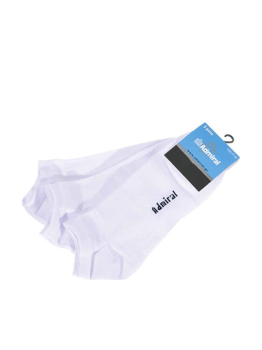 Admiral Athletic Socks White 3 Pairs