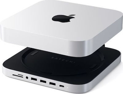 Satechi USB-C Docking Station mit PD Ethernet Silber (ST-ABHFS)