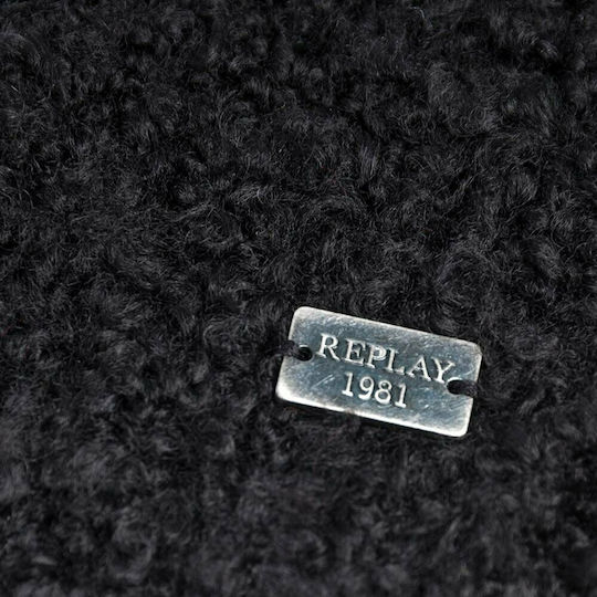 Beanie Γυναικείος Σκούφος Πλεκτός σε Μαύρο χρώμα