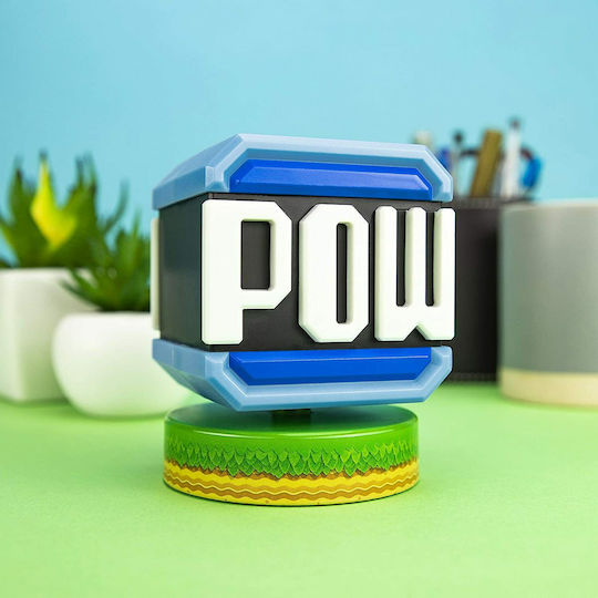 Paladone Lampă decorativă pentru copii Super Mario Pow Block Multicolor