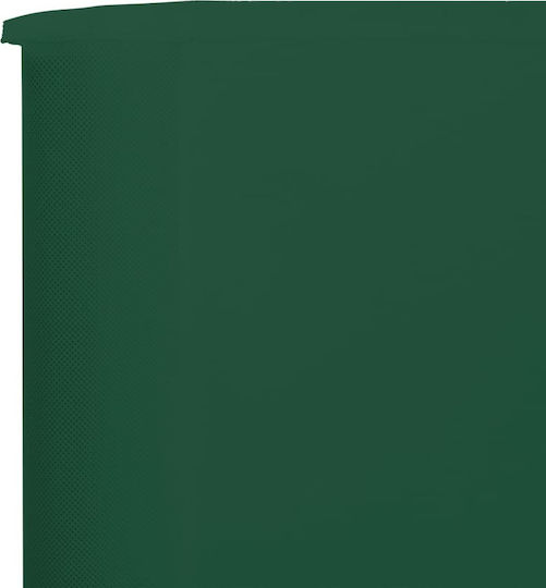 vidaXL Fabric Fence Panel in Green Color 80cm x 8.0m