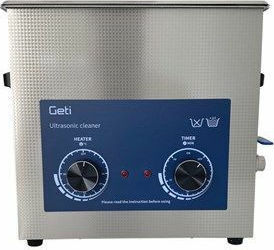 Geti GUC 10A Καθαριστής Υπερήχων 10lt Inox με Μηχανικό Χρονοδιακόπτη