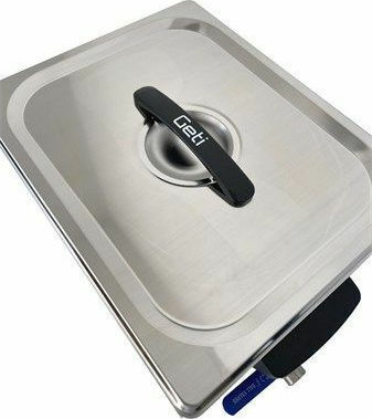 Geti GUC 10A Καθαριστής Υπερήχων 10lt Inox με Μηχανικό Χρονοδιακόπτη