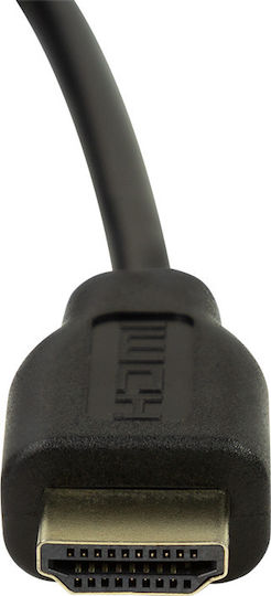 LogiLink HDMI 1.4 High Speed 1080p 120Hz Cable HDMI male - HDMI male 10m Μαύρο