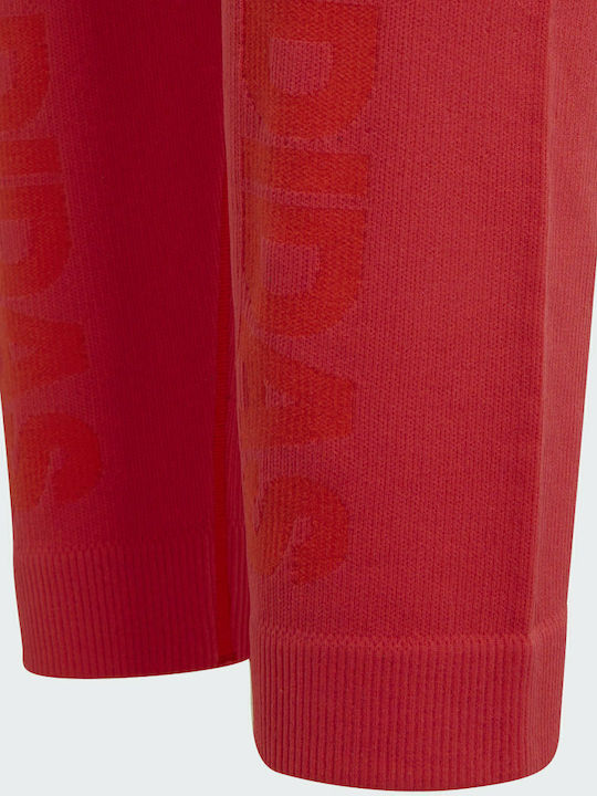 Kids Legging Sports Long Red Aeroknit Aeroready