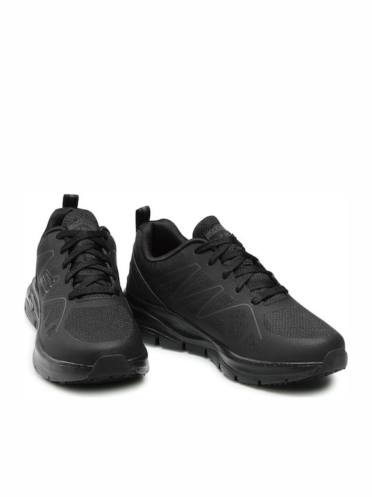 Skechers Axtell Παπούτσι Εργασίας Μαύρο με Πιστοποίηση SR