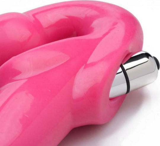 Strap U 7x Revolver Vibrating Strapless Strap-on with Dildo 29cm Pink