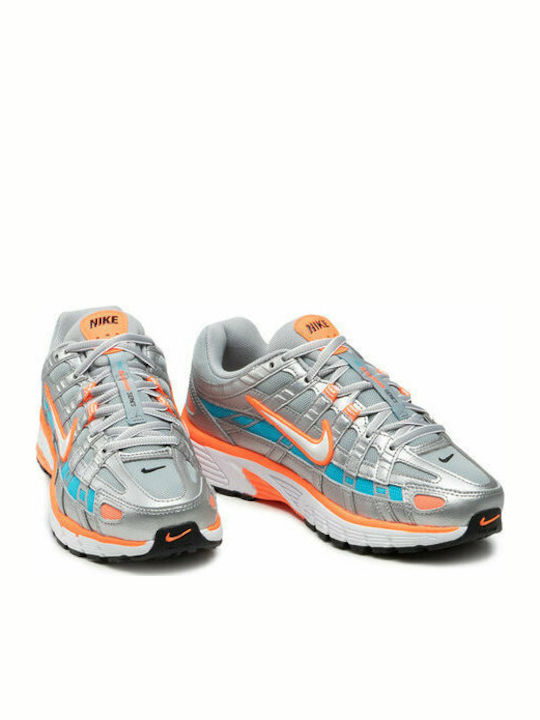 P-6000 Γυναικεία Sneakers Ασημί