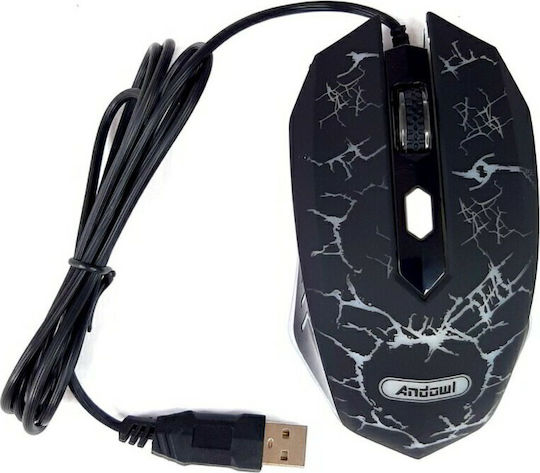 Andowl Q-T39 Gaming Mouse 4200 DPI Black