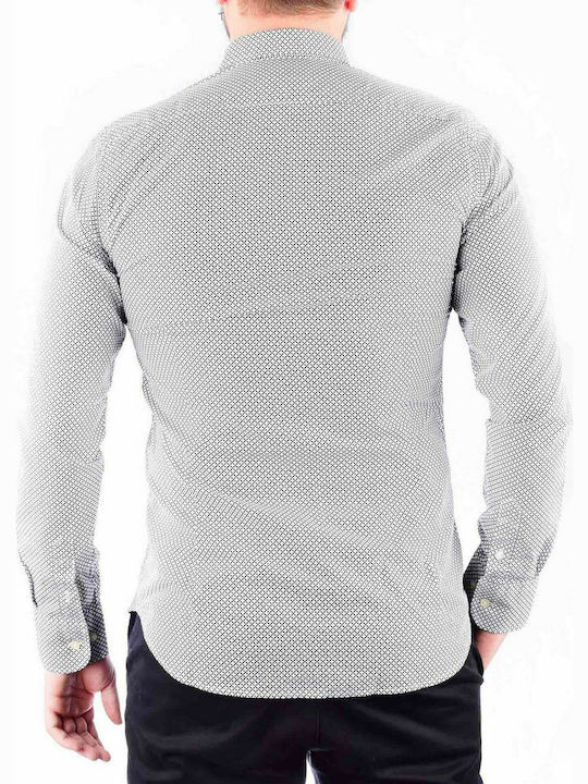 La Martina Men's Shirt Long Sleeve Gray