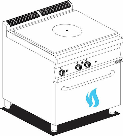 Lotus TPF-78G Commercial Restaurant Range