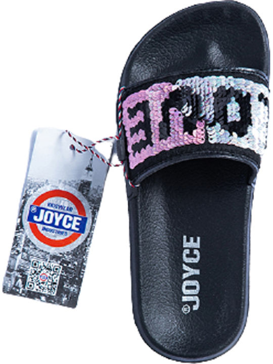 Joyce Kids' Slides Black