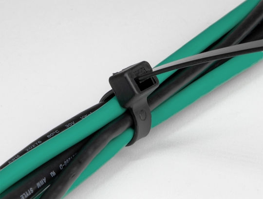DeLock Cable Ties Plastic 300mm x 4.8mm in Black Colour (100 pcs) (19202)